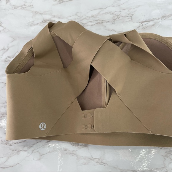 Lululemon Enlite Sports Bra High Support Tan Sand Size 34E - Picture 3 of 4